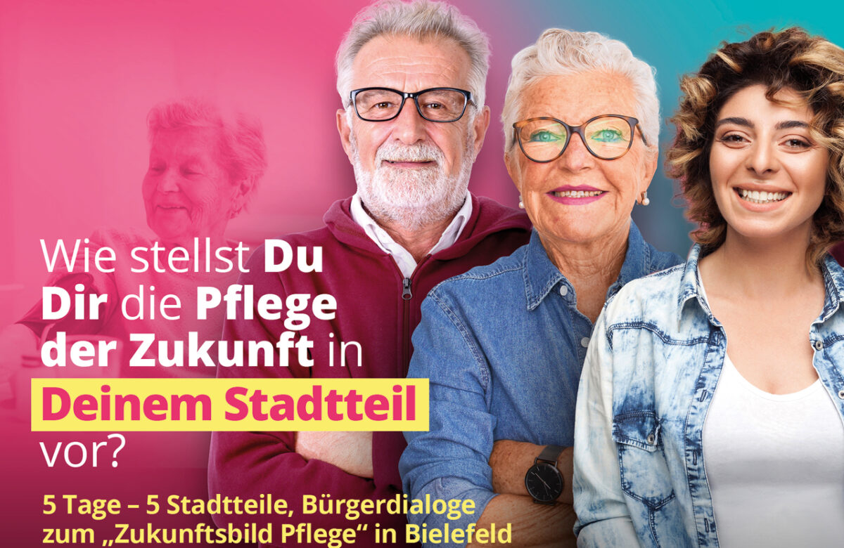 Bürgerdialoge zur Pflege der Zukunft: Bielefelder Bürgerinnen und Bürger reden mit
